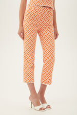 FRINGE FLAIRE PANT in ORANGE GROVE additional image 4