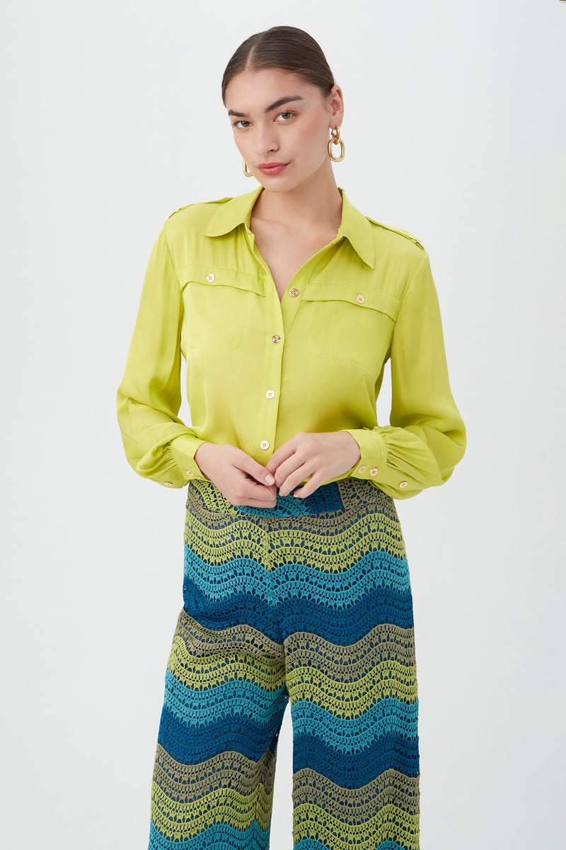 ASTORIA TOP in LAGUARDIA LIME additional image 7