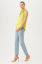 CINZIA TOP in LAGUARDIA LIME additional image 6