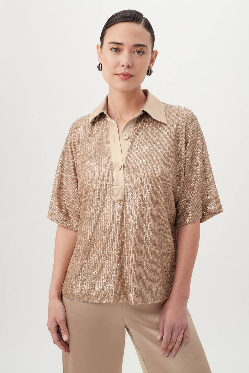 AIKA TOP in GOLD additional image 1