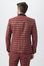 GREGORY BLAZER in RUQA RED MULTI additional image 2