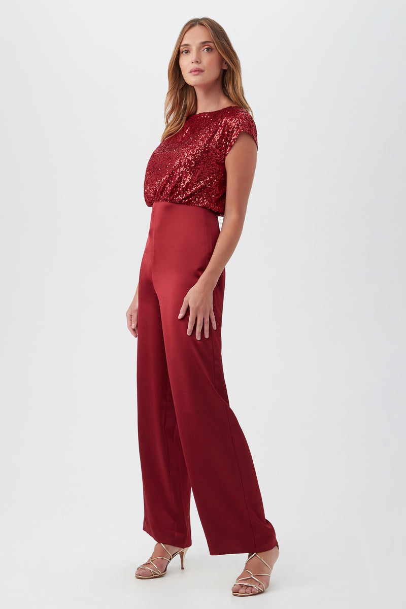 SHIMAI 2 JUMPSUIT in RUQA RED additional image 2