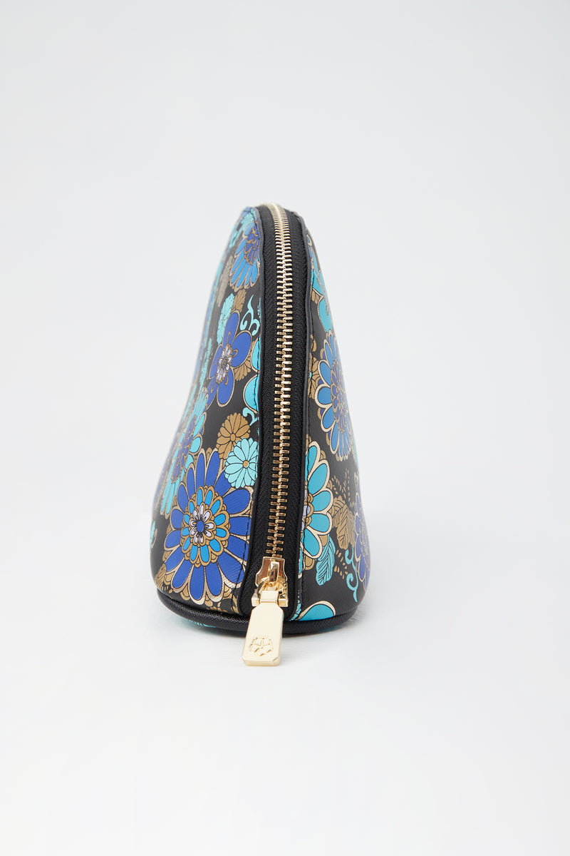 TOKYO BLOSSOM LARGE DOME COSMETIC BAG in NIHAN BLUE MULTI additional image 2