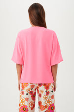 SAIL TOP in PAPILLON PINK additional image 7