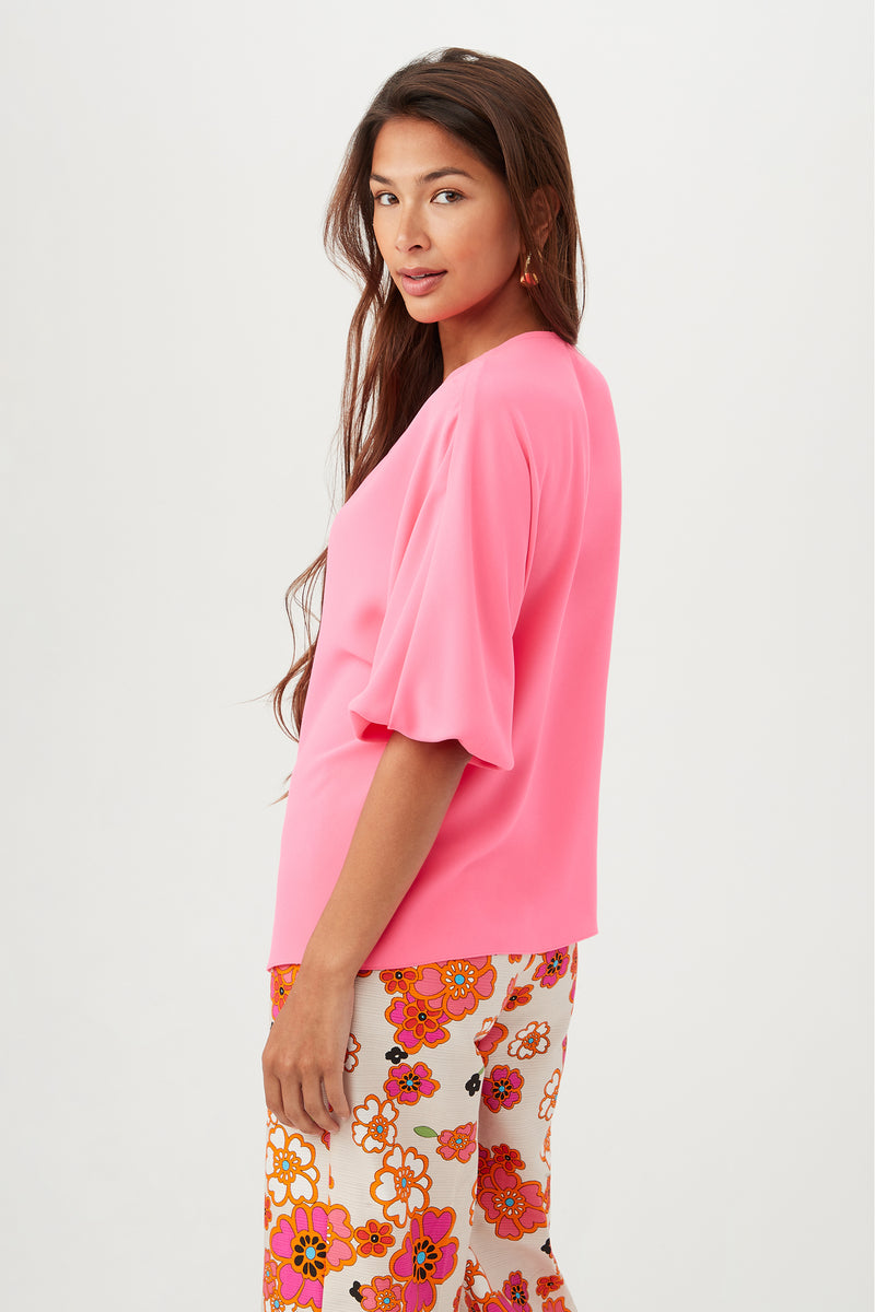 SAIL TOP in PAPILLON PINK additional image 9
