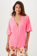 SAIL TOP in PAPILLON PINK additional image 6