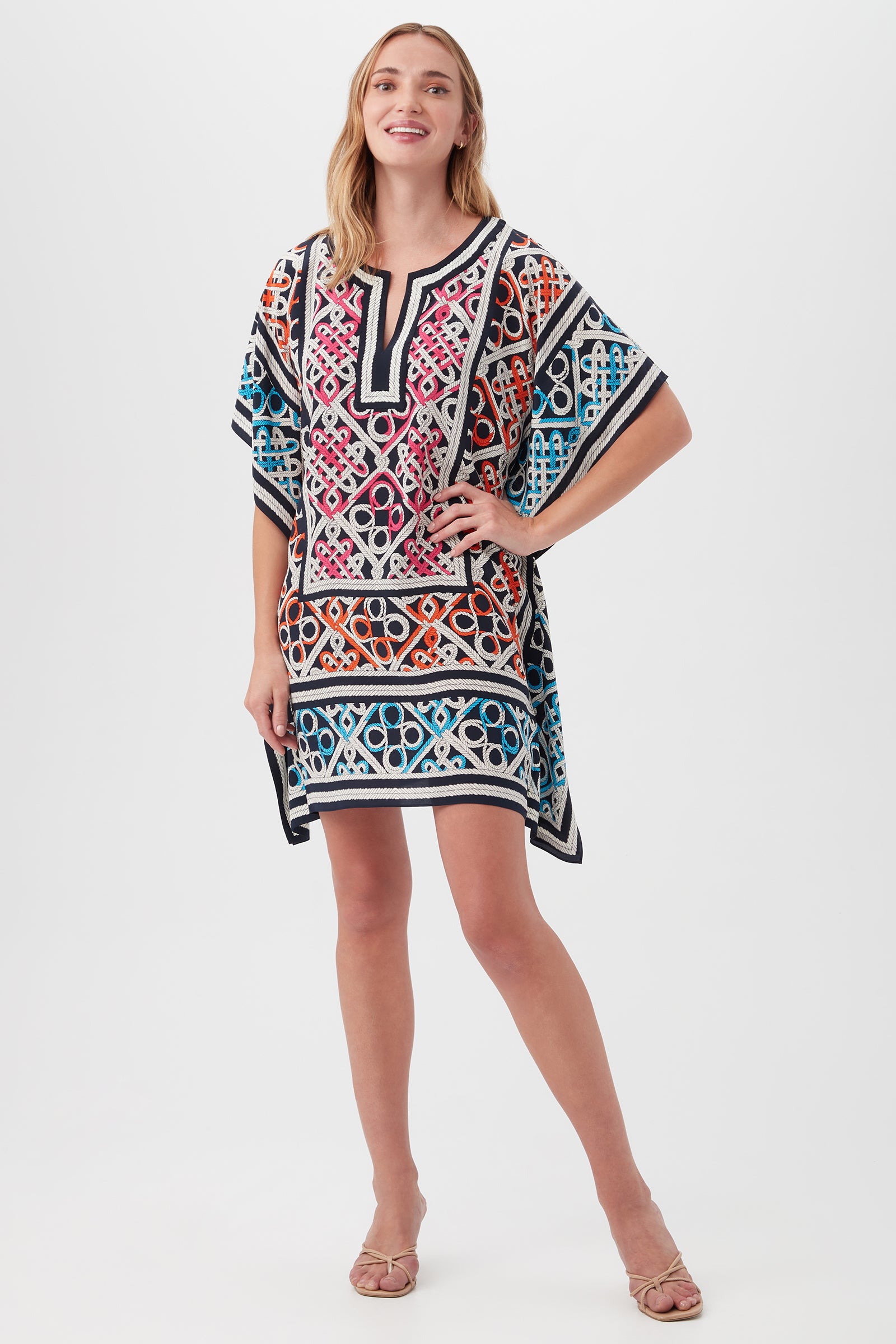 trina turk theodora silk maxi dress Theodora Caftan Maxi Dress