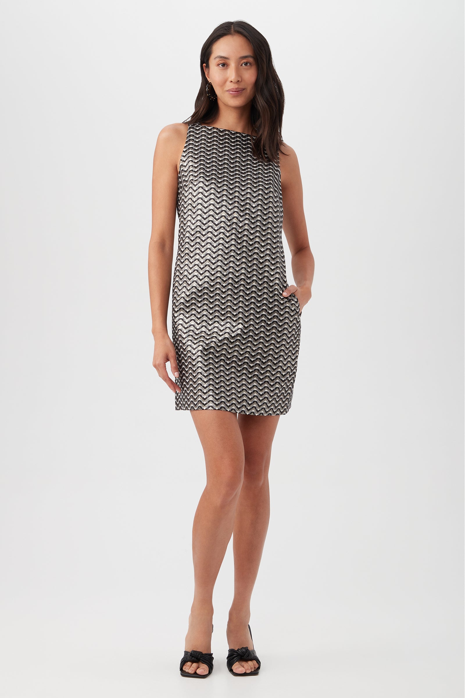 trina turk metallic dress Creosote Dress