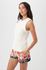 WATERFRONT SWEATER CAMI in WHITEWASH additional image 4