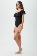 MONACO OFF THE SHOULDER BANDEAU ONE PIECE in BLACK additional image 3