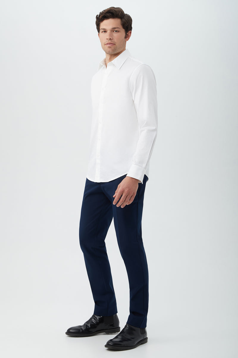 WESSEX LONG SLEEVE SHIRT in WHITE additional image 2