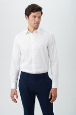 WESSEX LONG SLEEVE SHIRT in WHITE