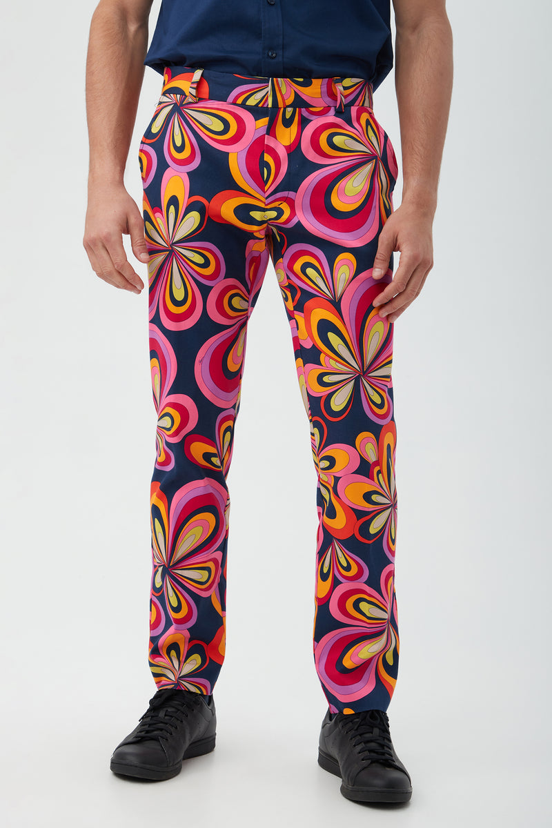 CLYDE SLIM TROUSER in MULTI additional image 1
