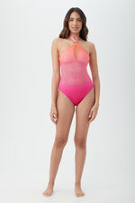 OPAL HIGH NECK CROCHET ONE PIECE in SUN additional image 2