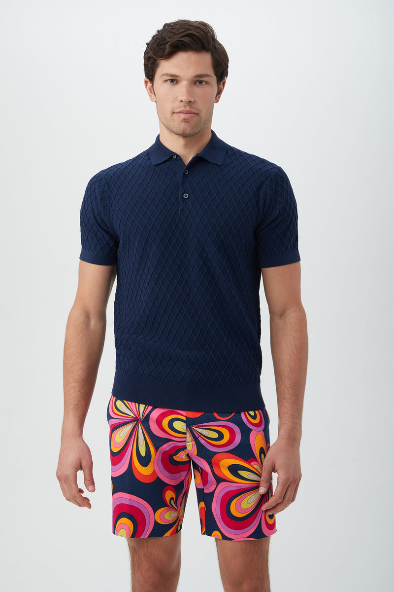 CAMILO SHORT SLEEVE POLO in INK additional image 8