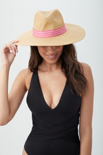 TRINA TURK CAMBIAR SUN HAT in NATURAL additional image 3