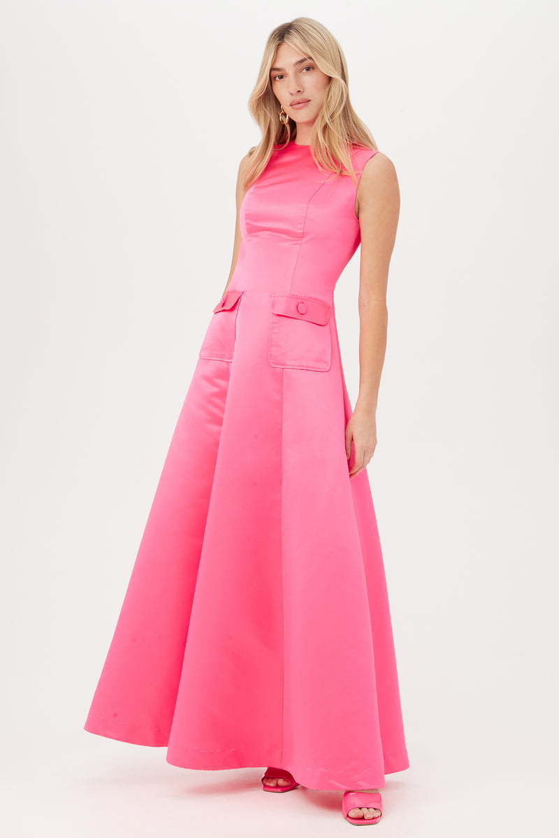 GUINEVERE DRESS in PINK PARADISE additional image 1