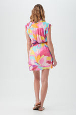 LILLETH SLEEVELESS SHIRT DRESS in MULTI additional image 1