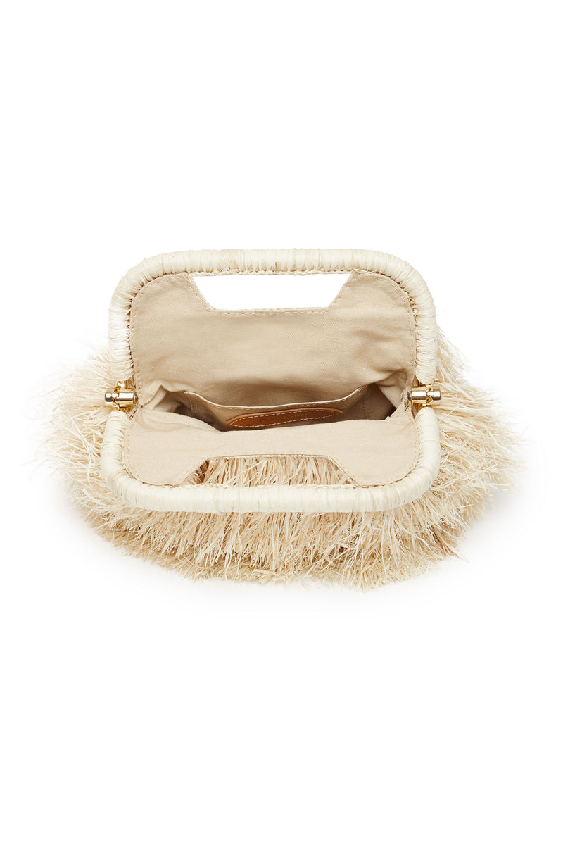 POOLSIDE FLAMANDS MINI CLUTCH in SAND additional image 1