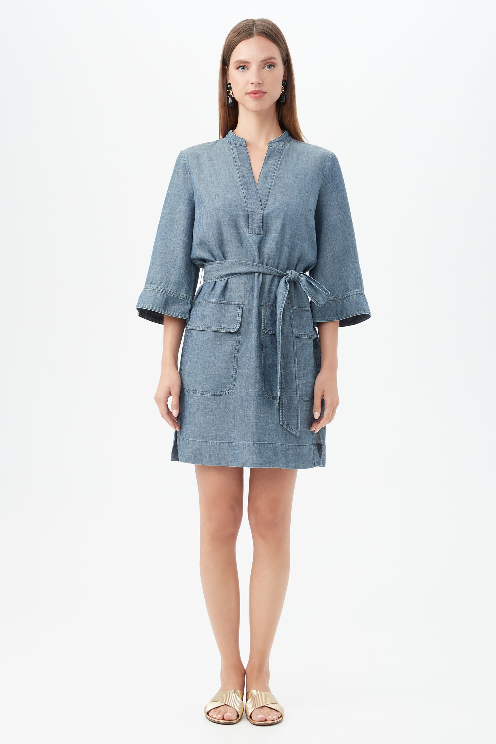 trina turk denim dress Denim Jamille Dress