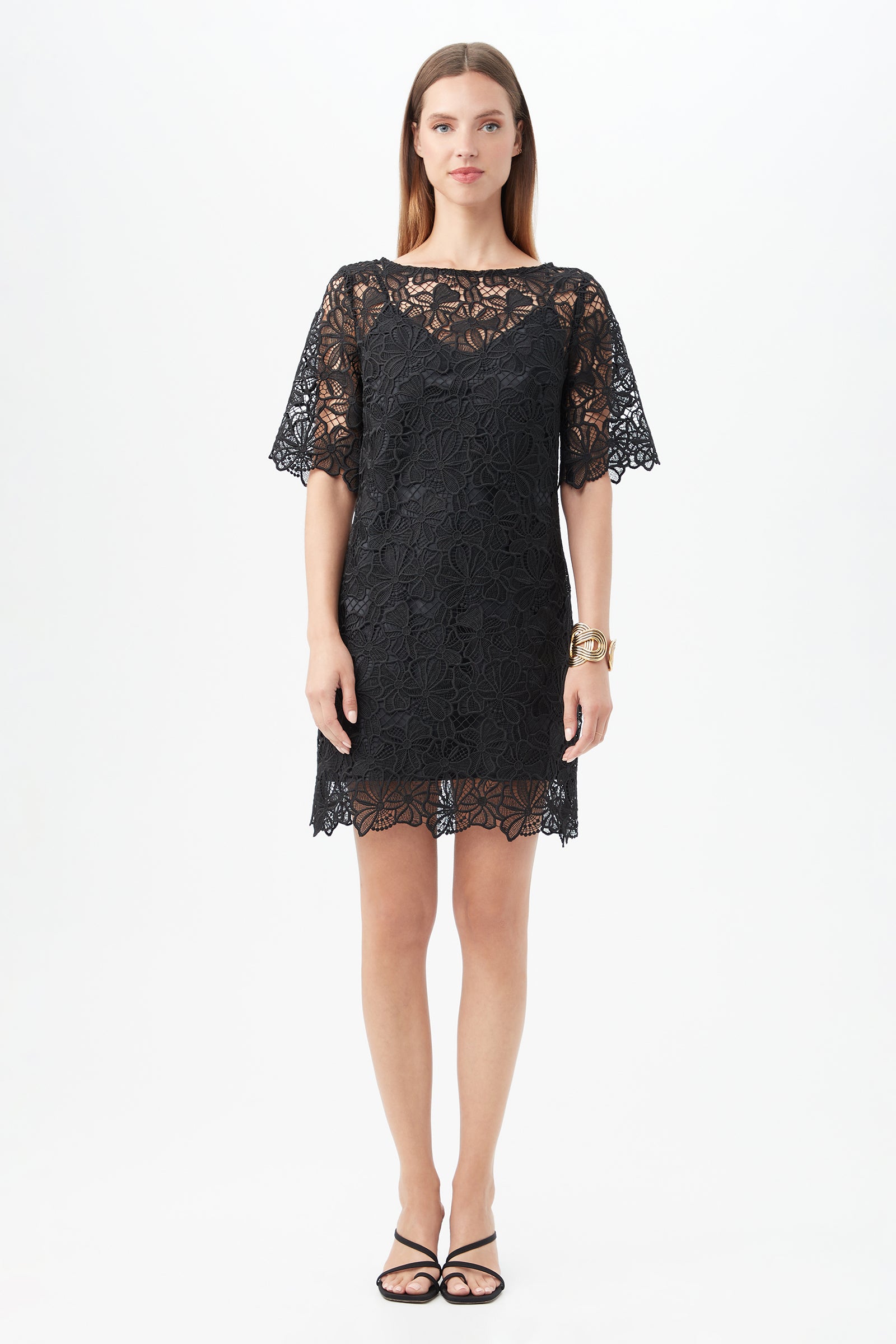 knee length dresses for ladies Sexy Tight Black Lace Dress Summer Women Holiday Dress P223 main image 0