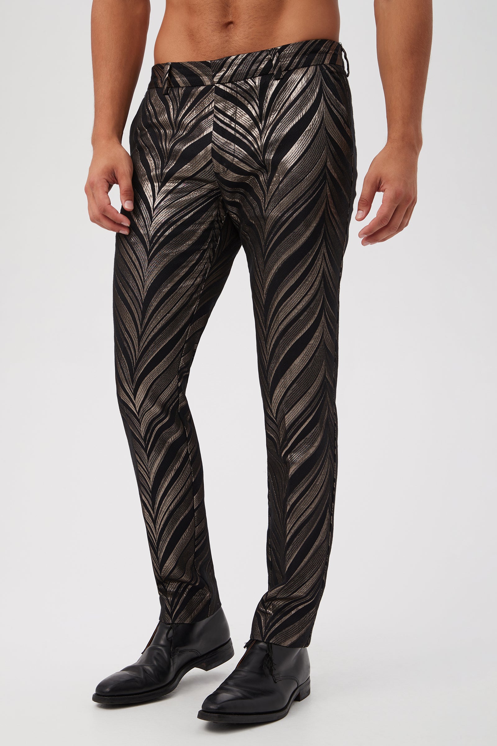 Clyde Slim Trouser - Descanso Chevron Jcq.