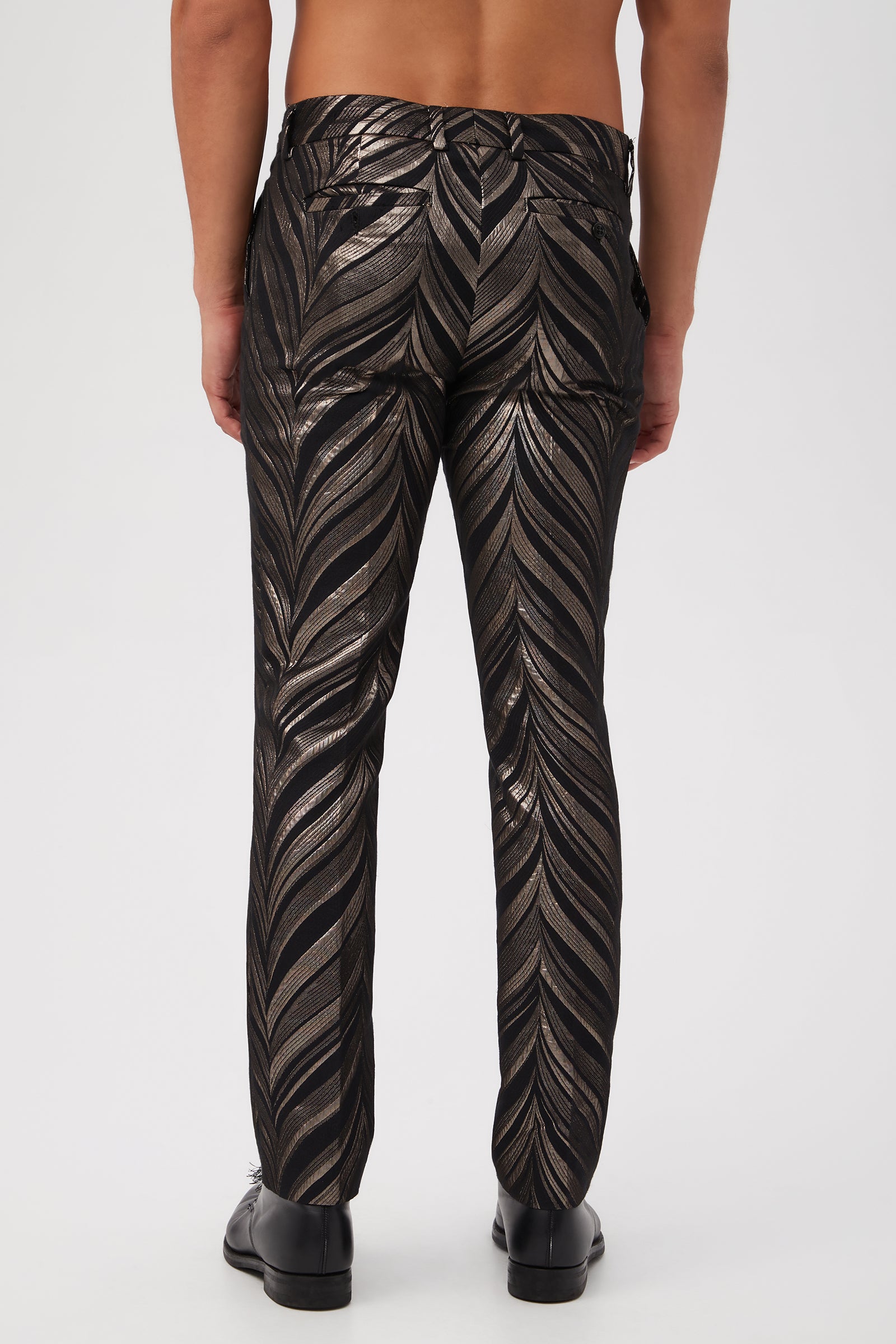 Clyde Slim Trouser - Descanso Chevron Jcq.