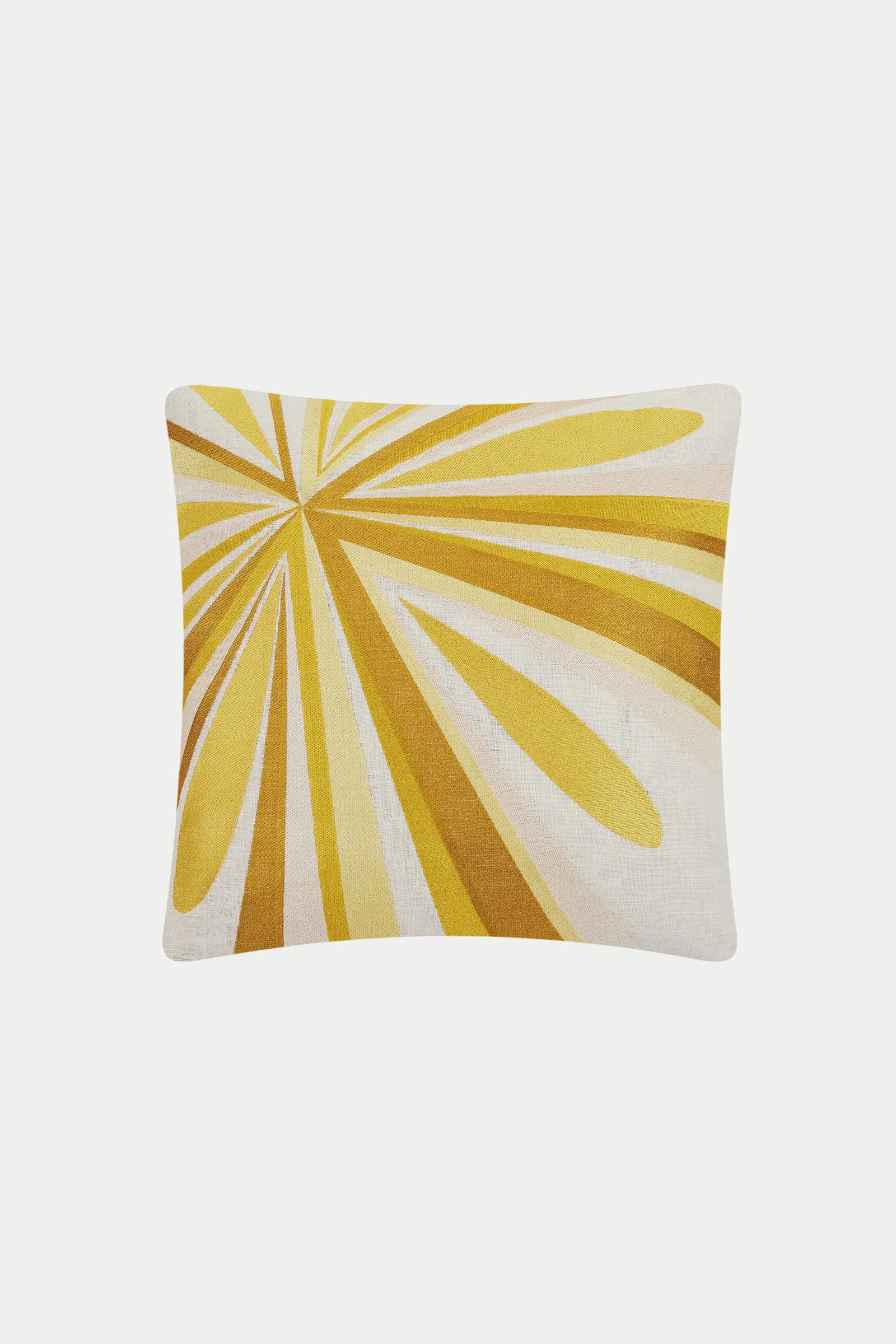 Of course! Please provide the keywords you'd like me to blend into the SHANTE EMBROIDERED PILLOW description.