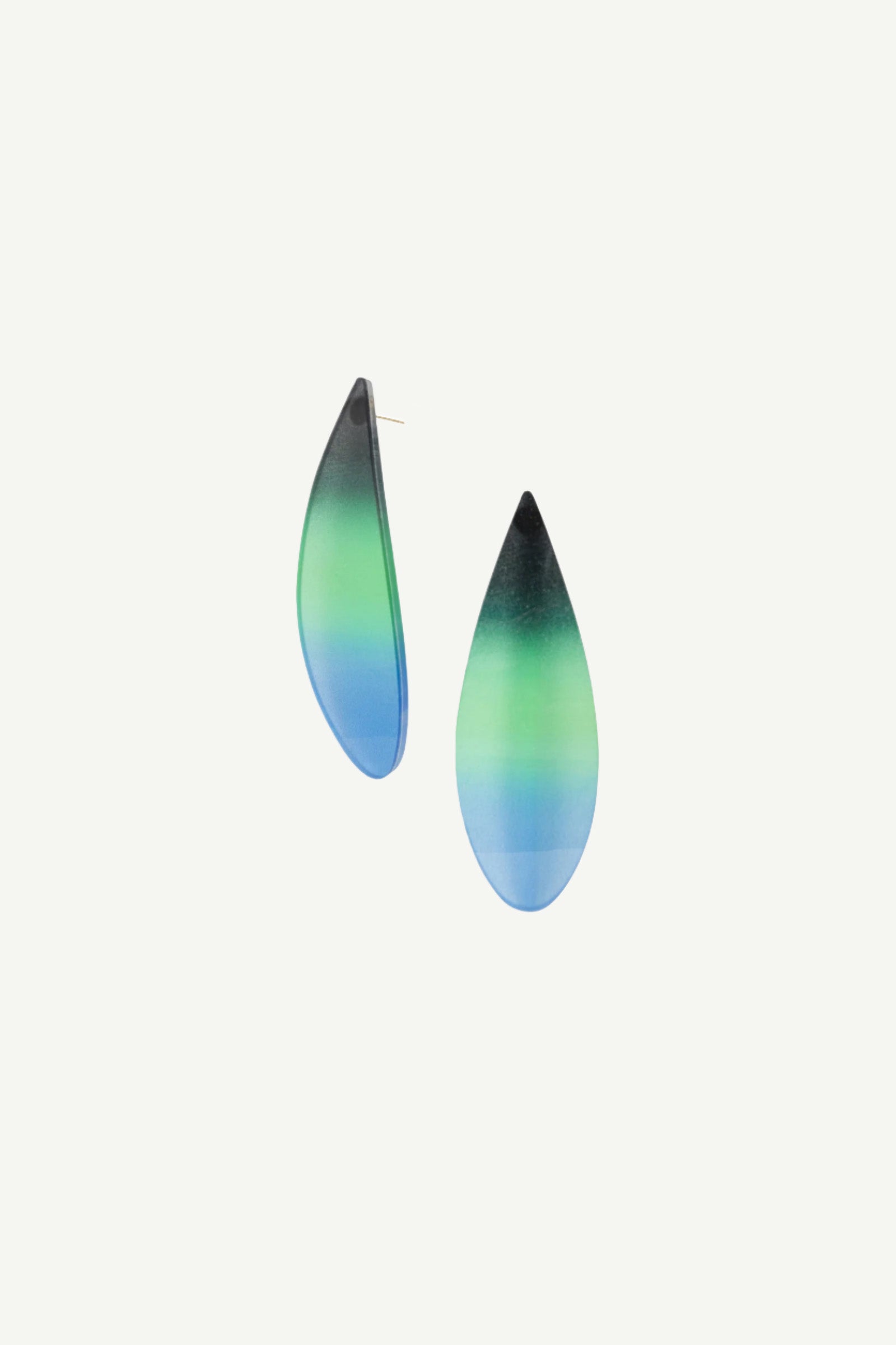 Aster Petals Earrings - Emerald