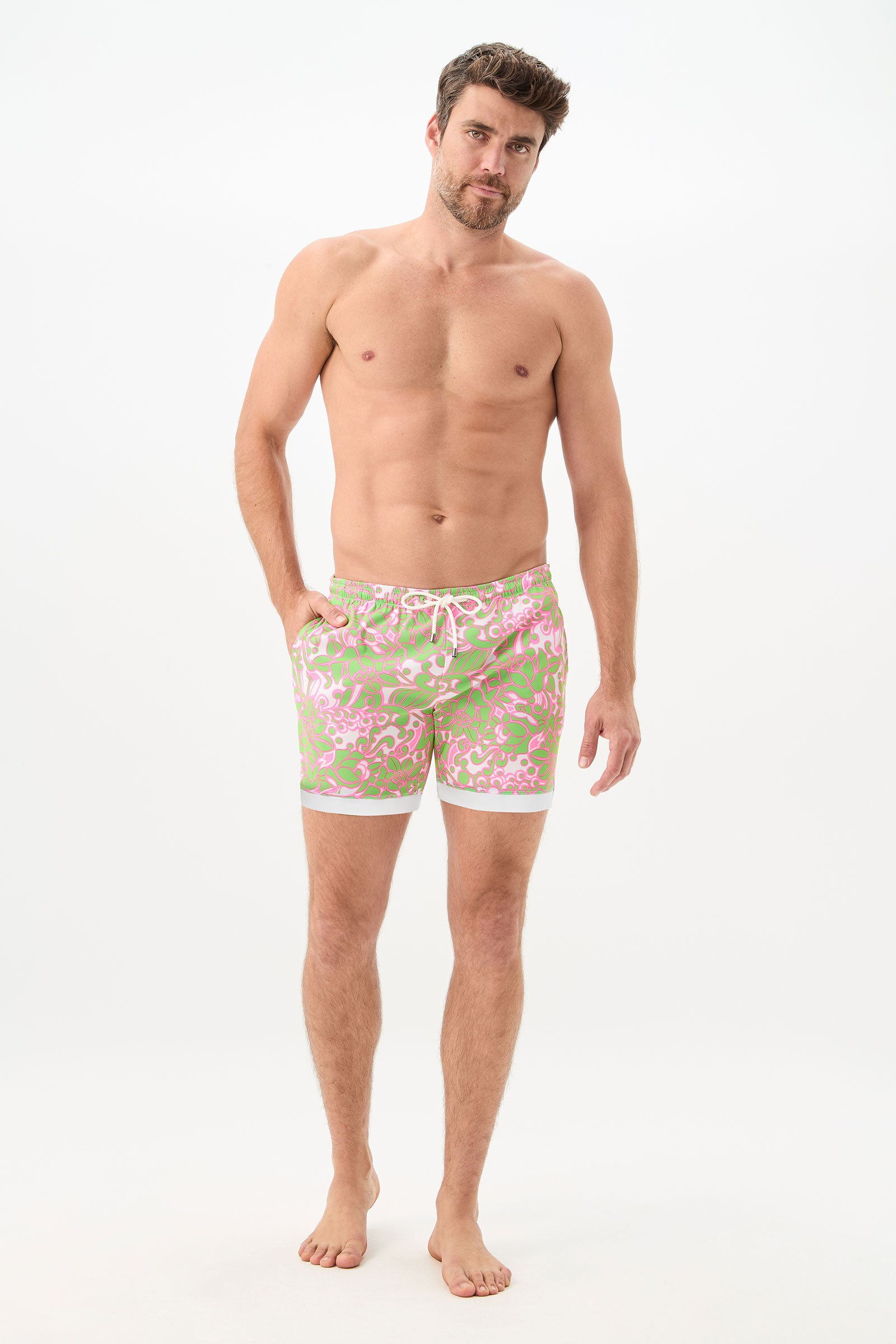 Hermosa Beach Board Short - Petra Floral