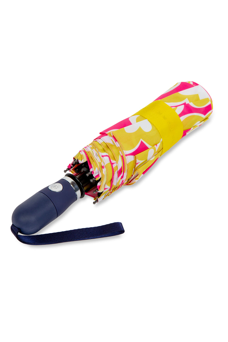TRINA TURK PALM BAY FLORAL COMPACT UMBRELLA in TRINA TURK PALM BAY FLORAL COMPACT UMBRELLA additional image 1