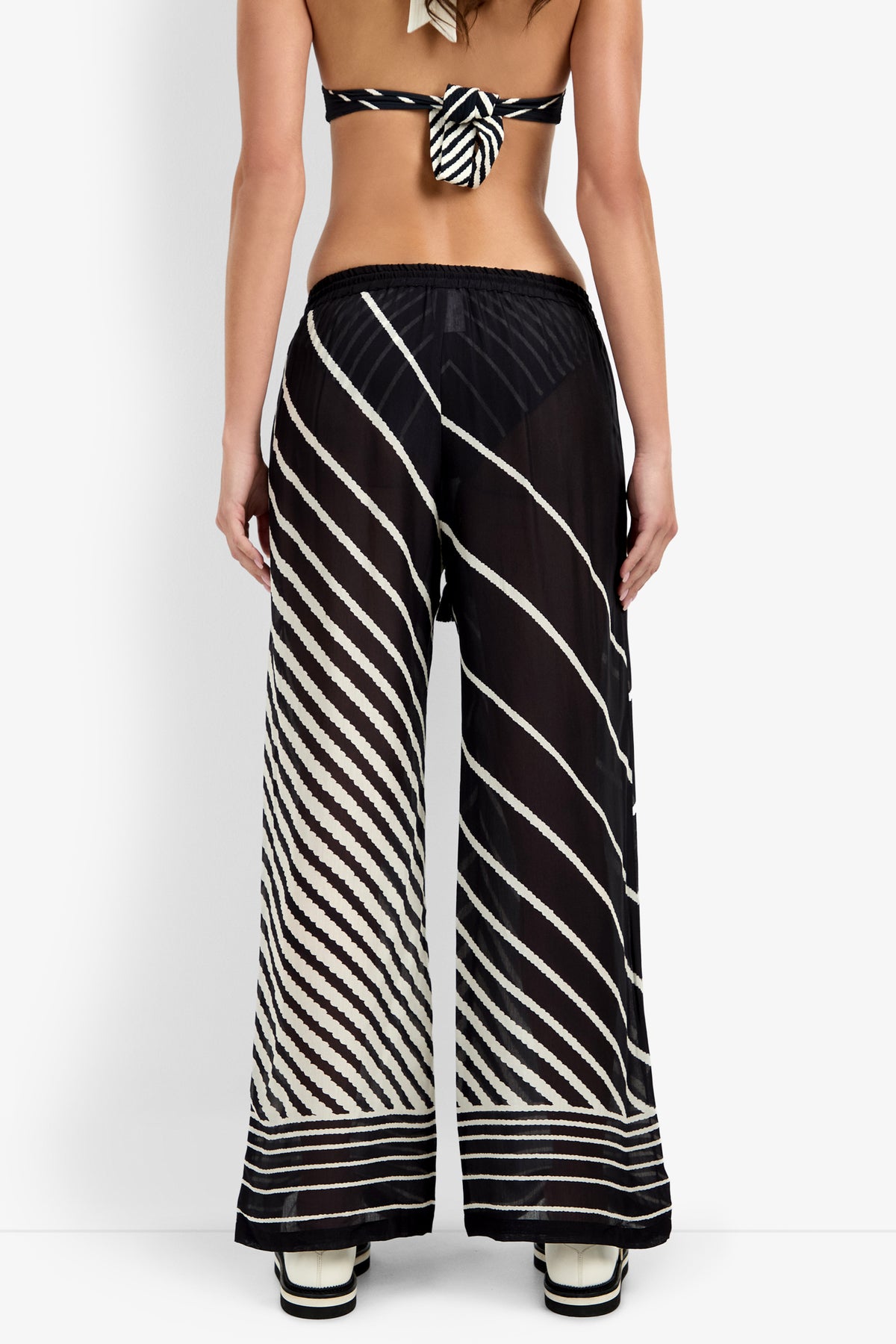 Of course! Please provide the keywords you'd like me to use for the Net Stripe Beach Pant.