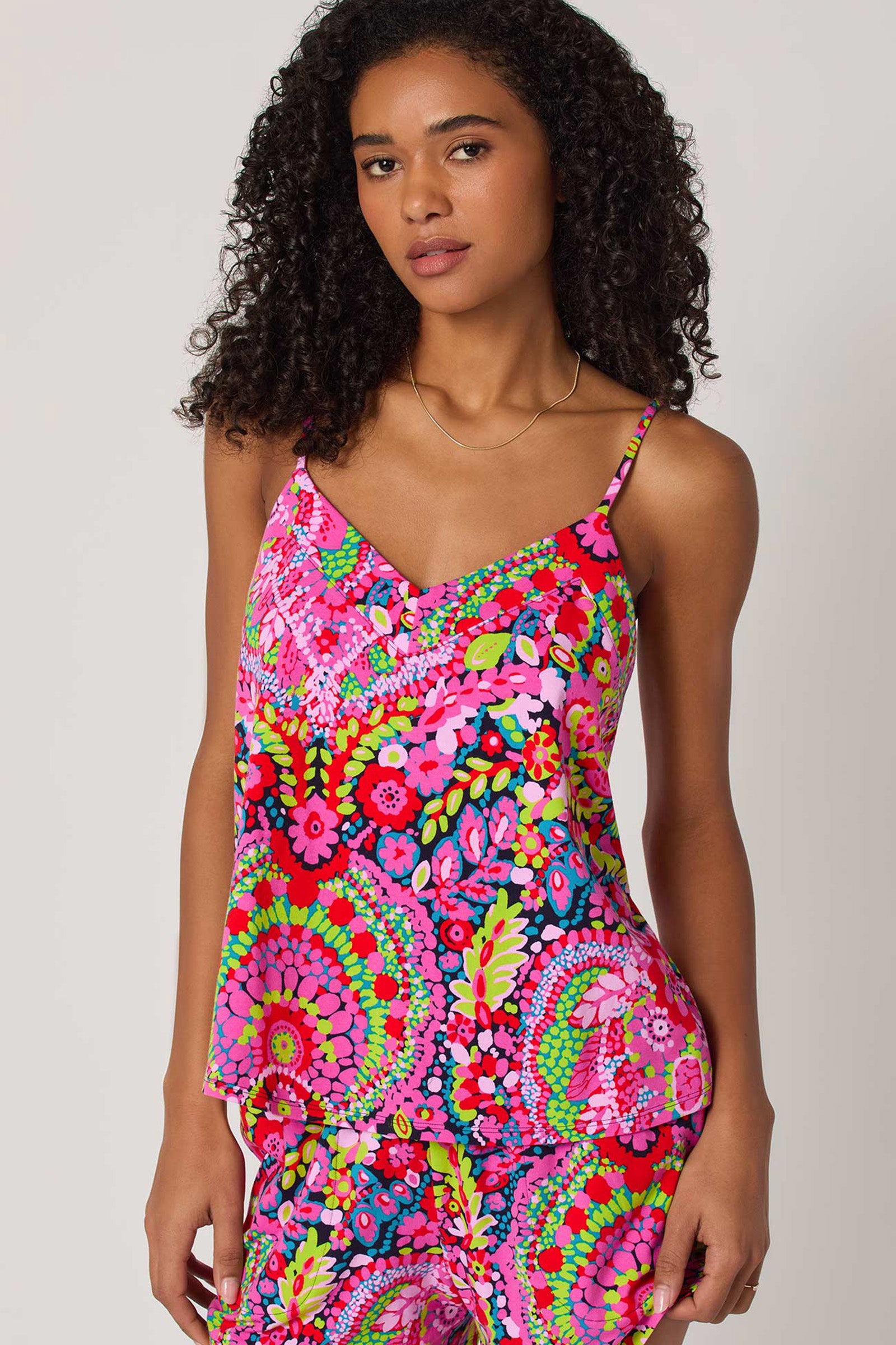 Of course! Please provide the keywords you’d like included for the LAS FLORES TANK & BOXER PJ SET.