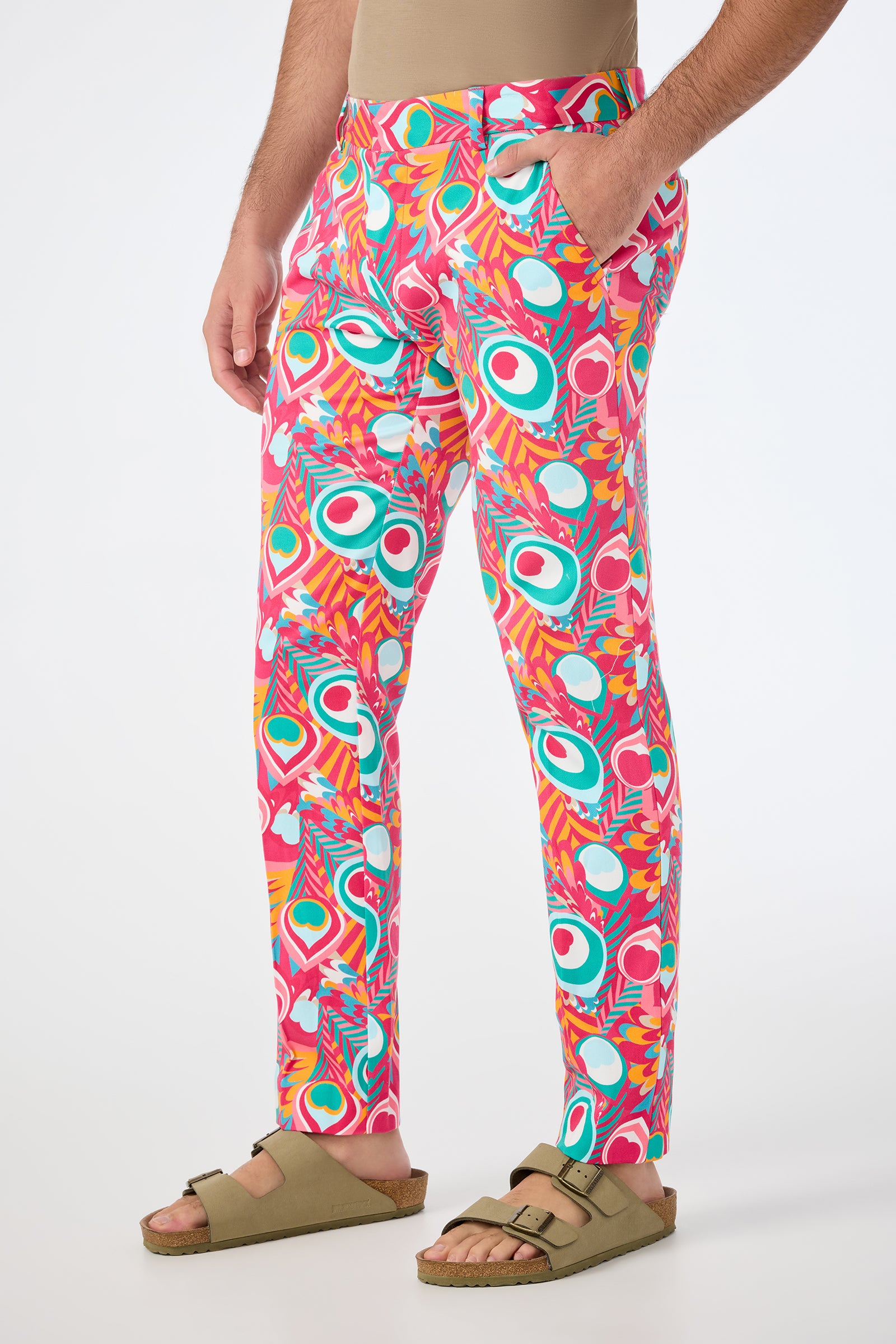 Clyde Slim Trouser - Dramont Herringbone