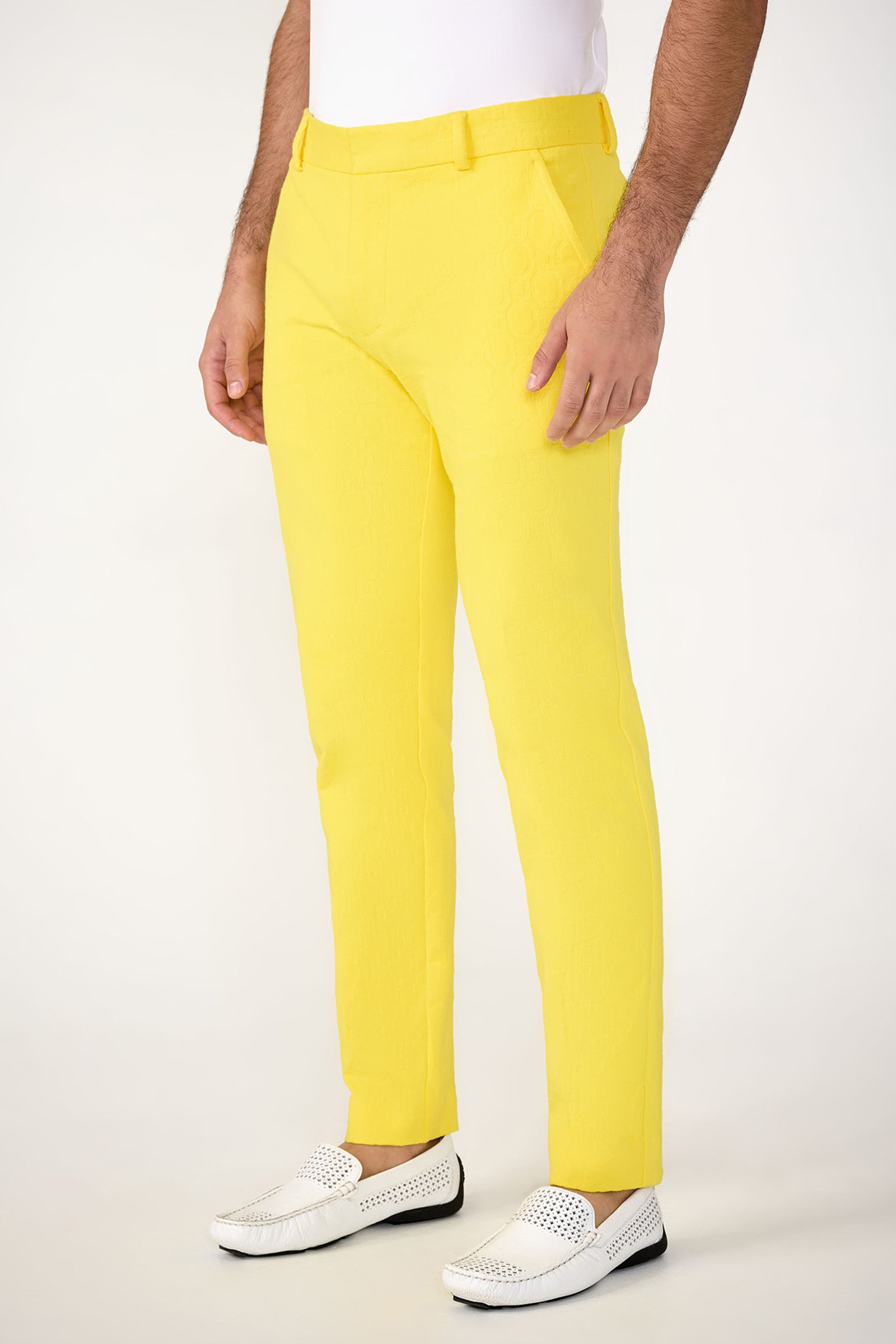 Clyde Slim Trouser - Stretch Herringbone