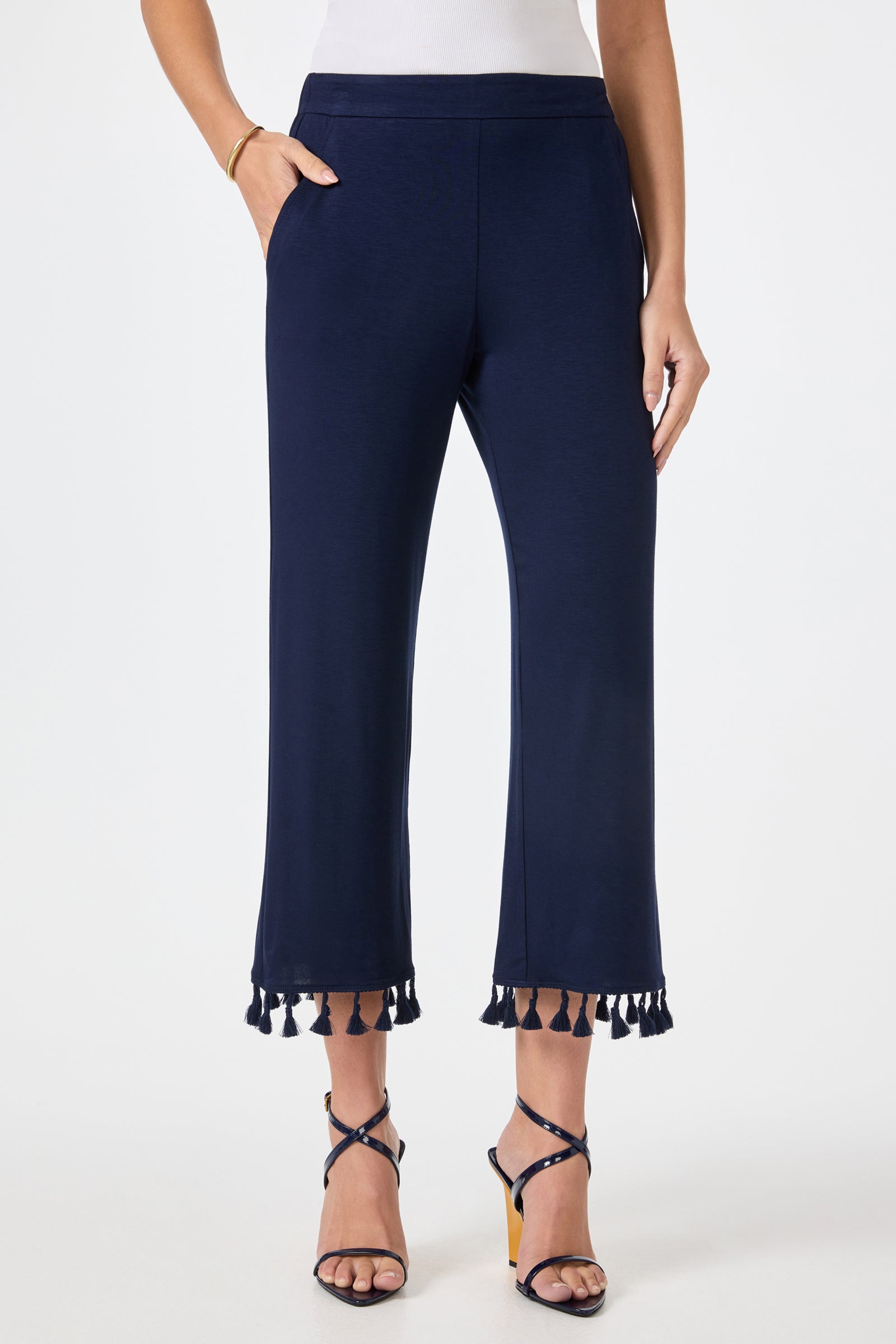 Jennet Tassel Hem Pants