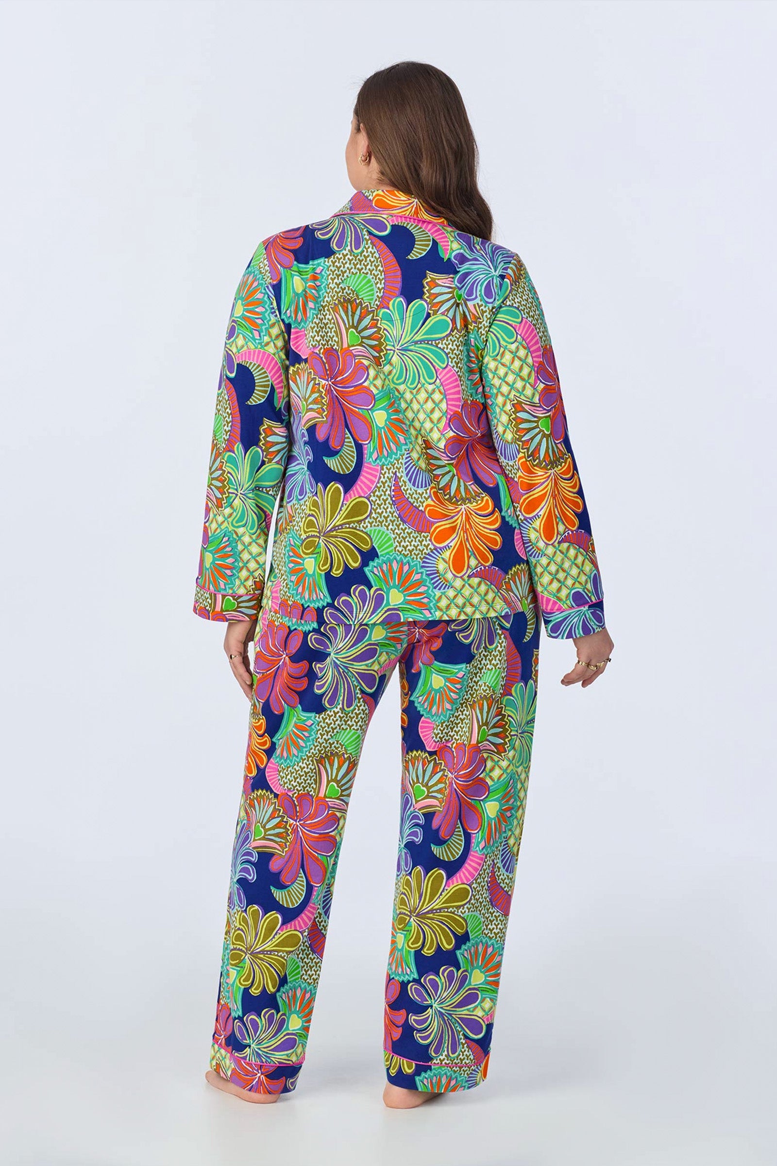 Long Classic PJ Set - Zanzibar Stretch Jersey
