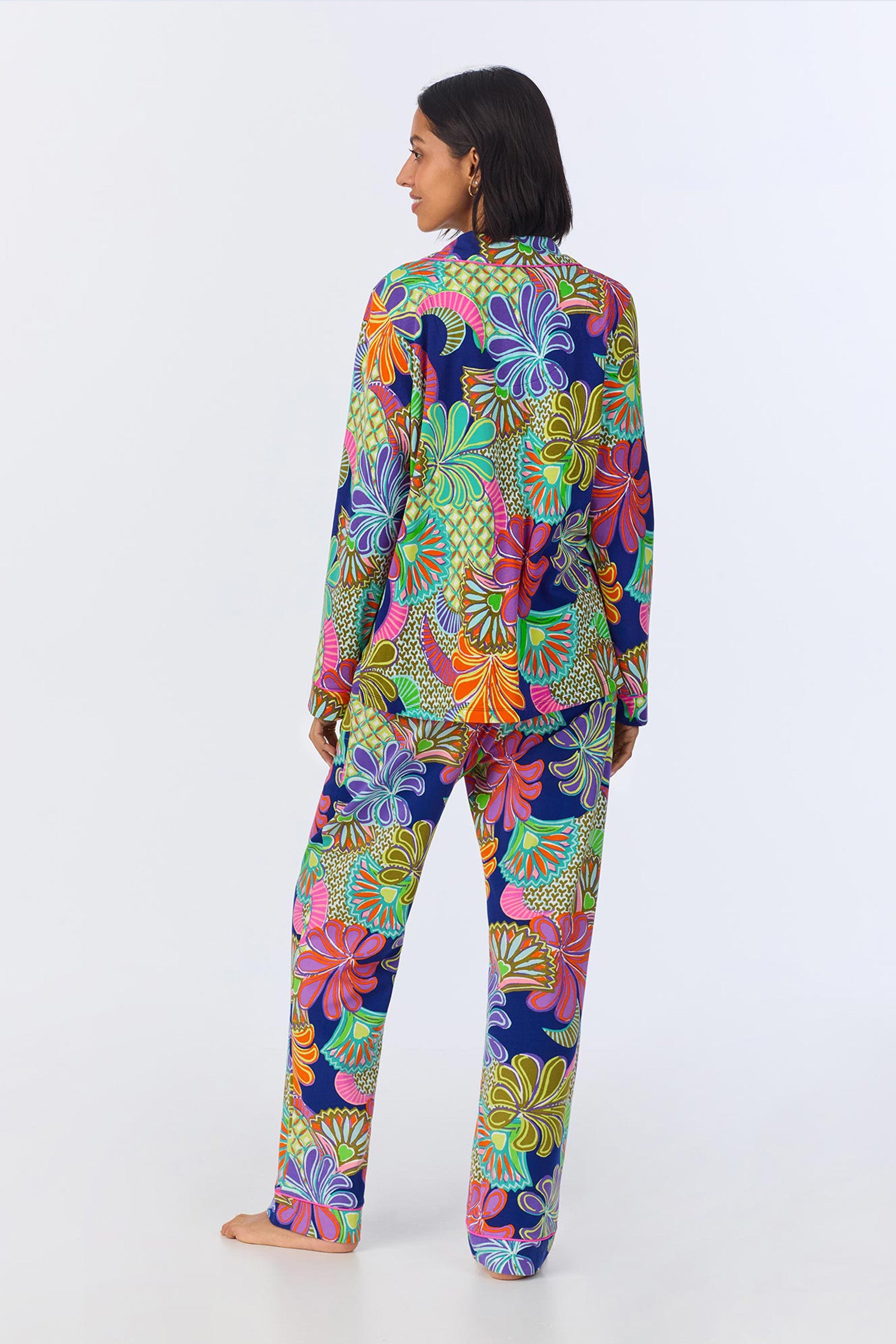 Long Classic PJ Set - Zanzibar Stretch Jersey