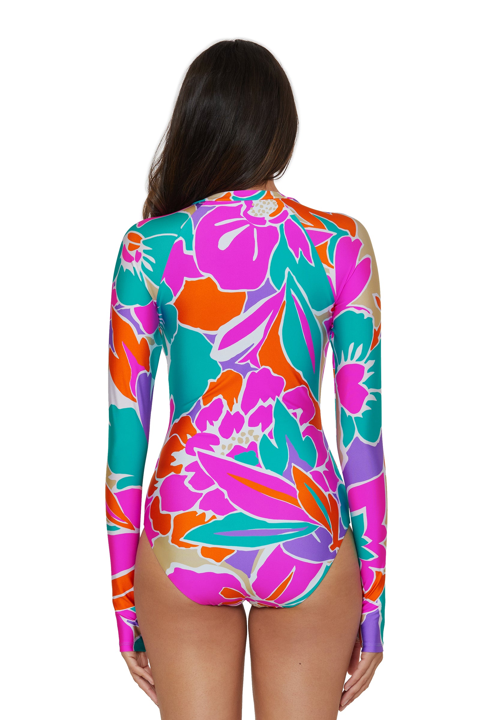 Long-Sleeve Zip-Up Paddlesuit - Amalfi
