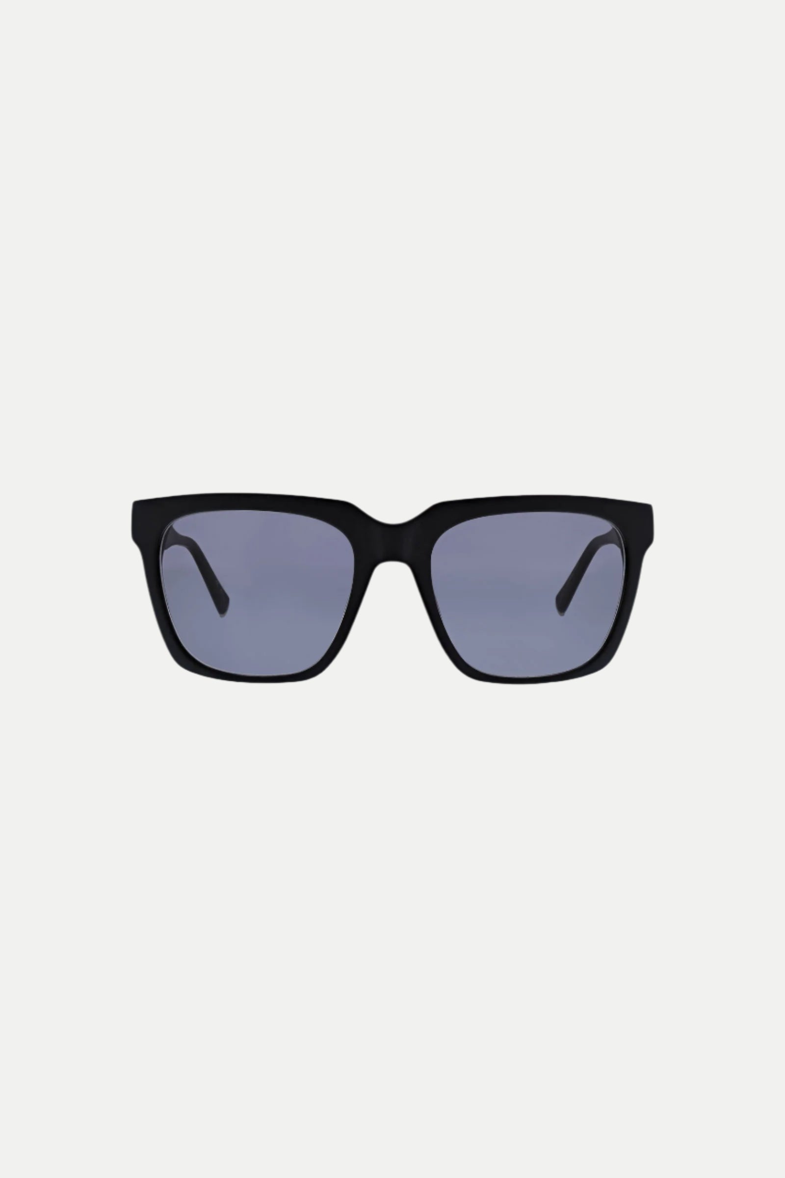 The MRT Holl Square Acetate Sunglasses in black feature a rectangular frame and dark tinted lenses, shown against a plain white background.