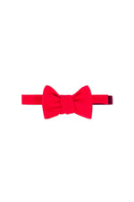 LUXE DRAPE BOW TIE in REINA RED