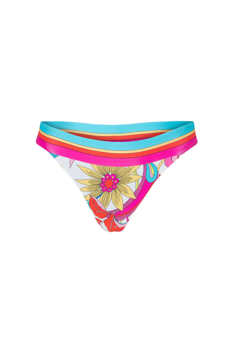 FONTAINE BANDED HIPSTER SWIM BOTTOM in MULTI additional image 1