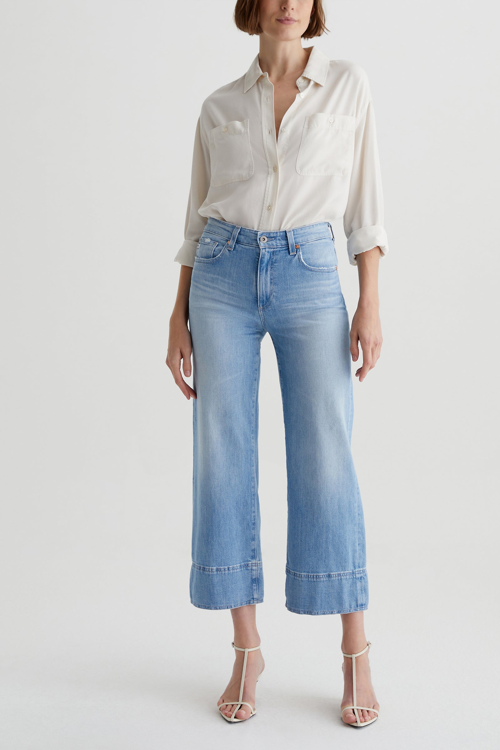 AG Saige Wide Leg Crop Jean