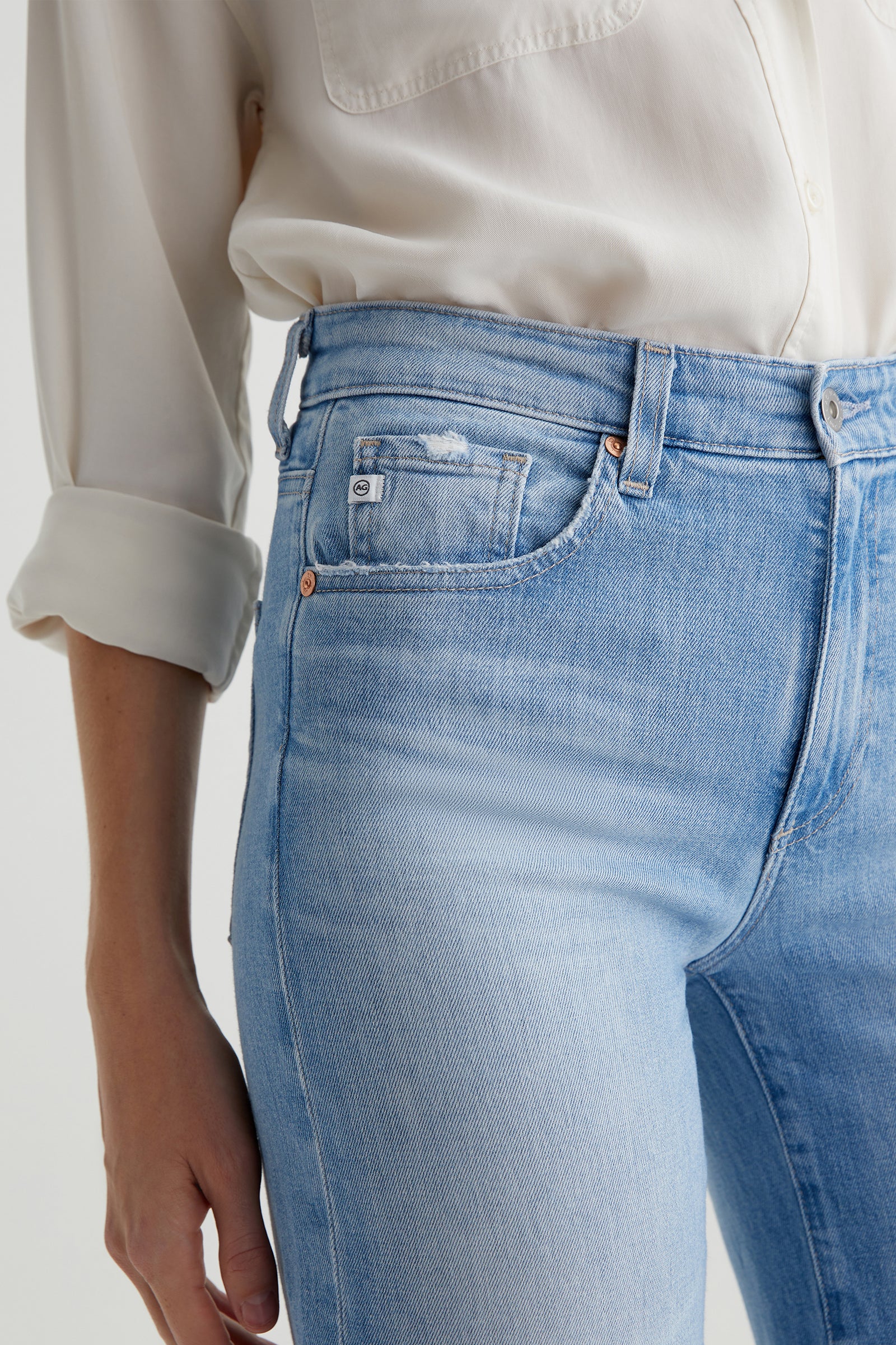 AG Saige Wide Leg Crop Jean