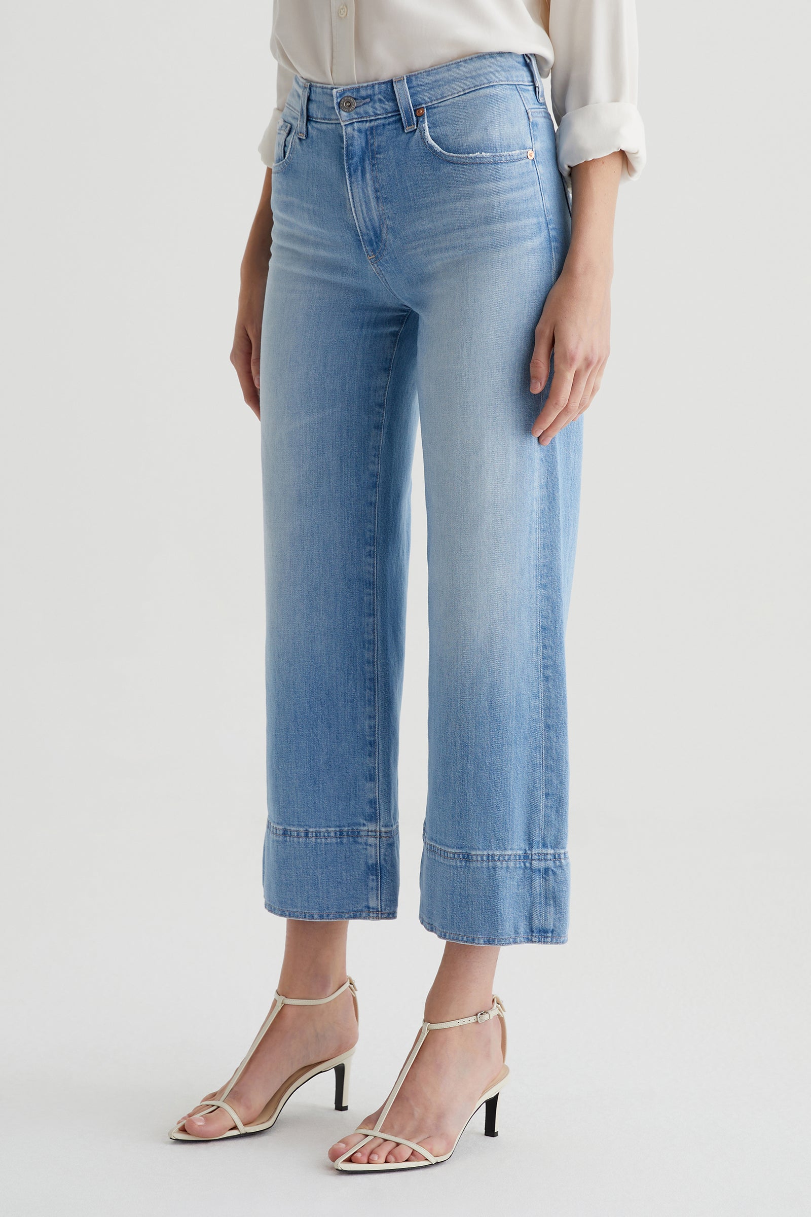 AG Saige Wide Leg Crop Jean