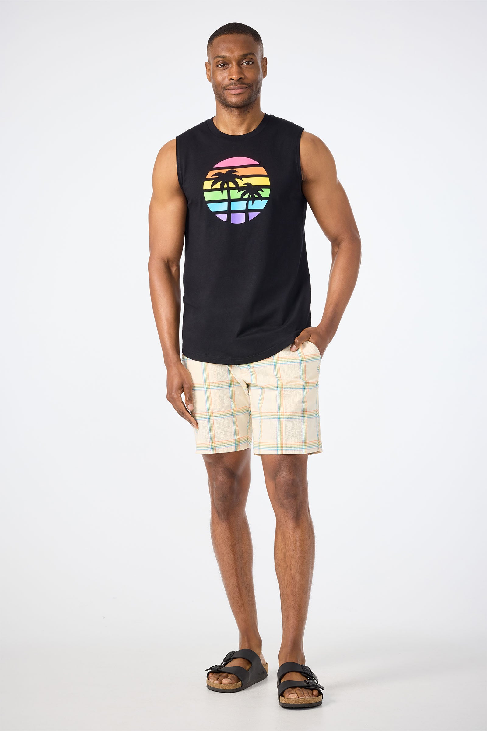 Sleeveless Muscle Tee - Pride