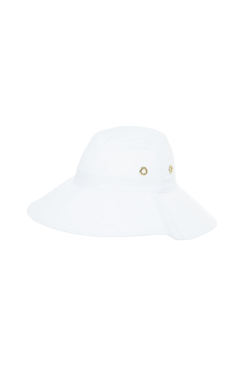 TRINA TURK JACINTO BUCKET HAT in WHITE additional image 1