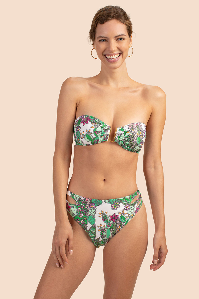 CACTI MOLDED BANDEAU TOP in MULTI additional image 2