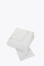 DREAM WEAVER FULL/QUEEN COVERLET 3-PIECE SET in WHITE additional image 5