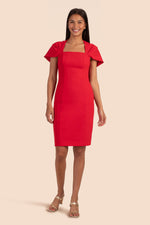 ANALA DRESS in MARS RED